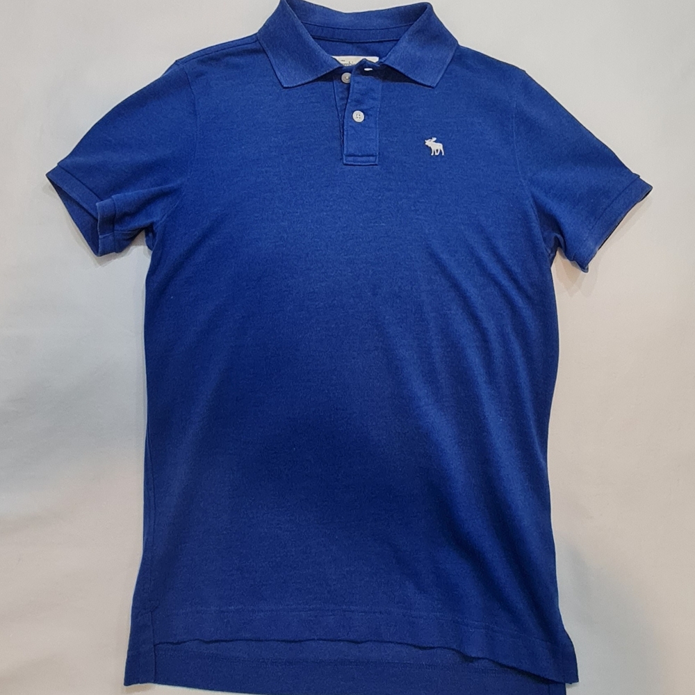 Abercrombie & Fitch Blue Polo Shirt